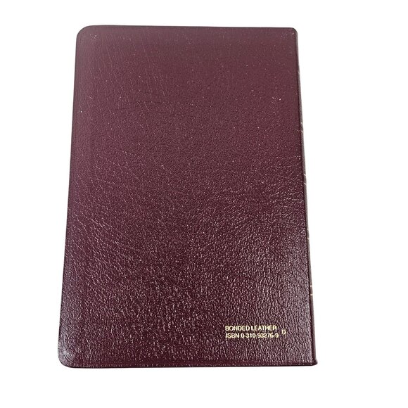Zondervan Classic Reference Bible King James Version KJV Burgundy Leather Boxed - Picture 9 of 12